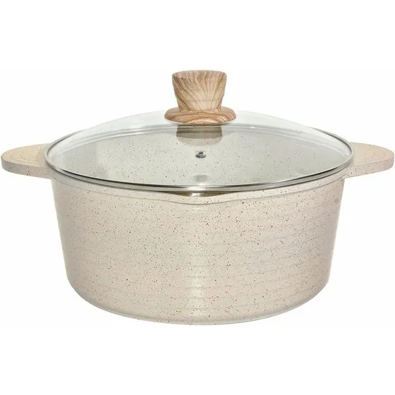 Cacerola 24 Cm Con Antiadherente Cuori Modelo Cuccina