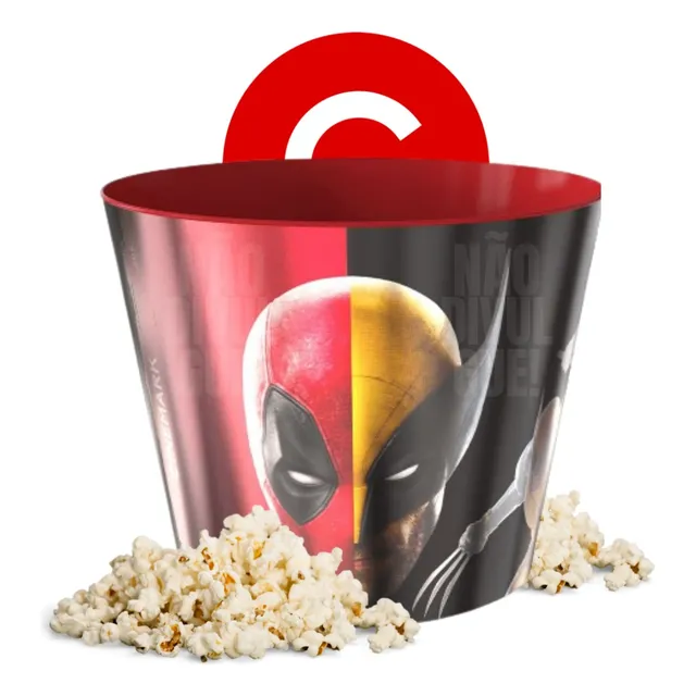 Balde De Pipoca Deadpool E Wolverine 2024 - Cinemark