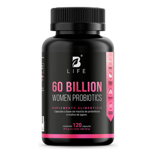 60 Billones De Probióticos Para Mujer 120 Caps. B Life 60 Billones De Probióticos Para Mujer 120 Caps. B Life