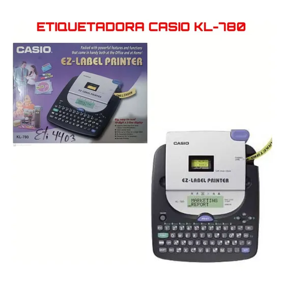 Etiquetadora Casio Kl-780 Ez- Label Printer