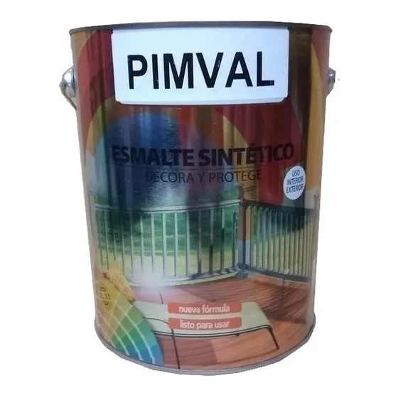 Esmalte Sintético Negro Xilox Línea Pimval X 4 Lts