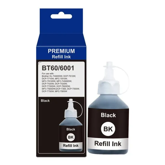 Tinta Para Brother Btd60bk 108ml Dye Premium Tinta Negro