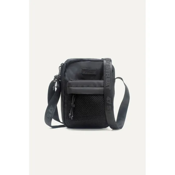 Porta Celular Daily De Nylon Mujer 47 Street Color Negro