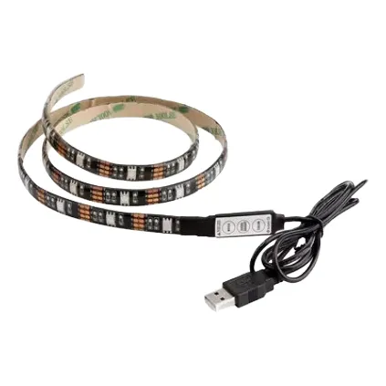 Cinta Rgb Tira Led Usb Para Tv, Pc+ Control Remoto