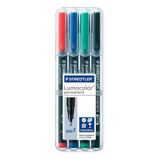 Marcadores Plumones Permanente Staedtler Lumocolor Fine 4 Pz Marcadores Plumones Permanente Staedtler Lumocolor Fine 4 Pz