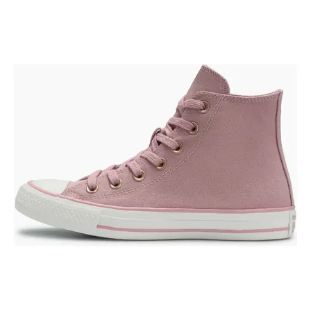 Tênis Chuck Taylor All Star Cano Alto Taylored Lux Converse Rosa Horizonte/amendoa/rosa Horizonte Lisa 33 Br