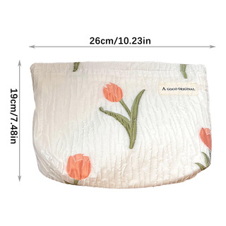 Bolsa De Cosméticos Fresh Floral Para Viajes, Portátil, De A Bolsa De Cosméticos Fresh Floral Para Viajes, Portátil, De A