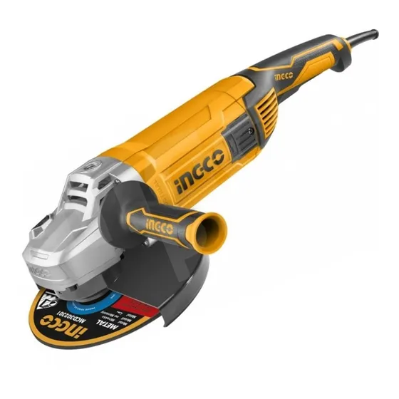 Amoladora Angular 2600w Ingco Industrial 9'' (230mm) Sierra