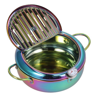 Bote De Freidora Profunda, Tempura De Acero Inoxidable 3.2l Bote De Freidora Profunda, Tempura De Acero Inoxidable 3.2l