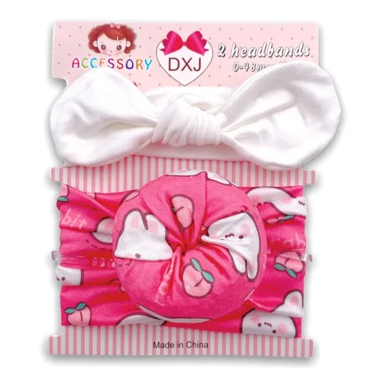 Set De Cintillos Para Bebé: Dona + Lisos