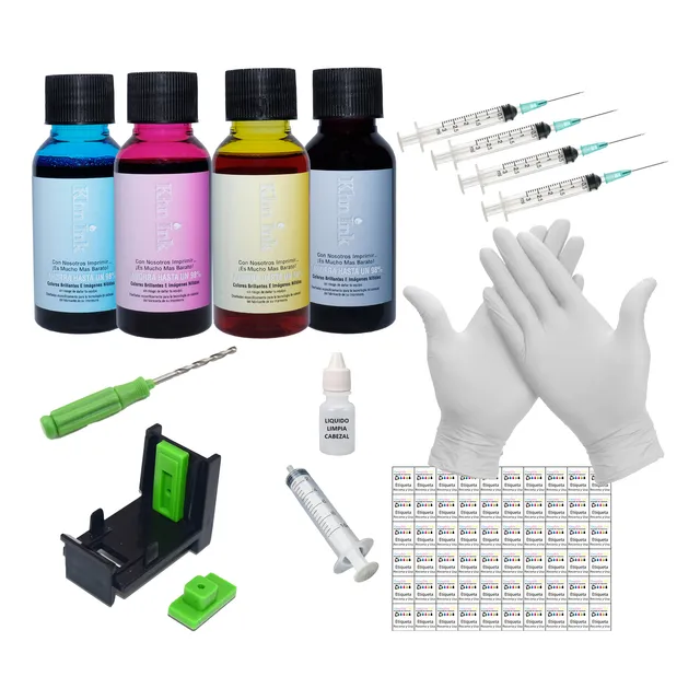 Kit De Recarga De Tinta Para Cartuchos Canon Pg 145 Cl 146