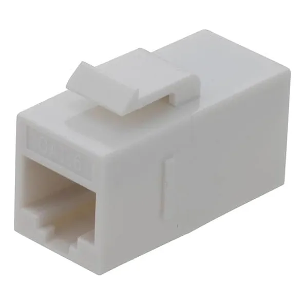Acoplador Keystone Cat6 Utp Rj45 Hembra Blanco