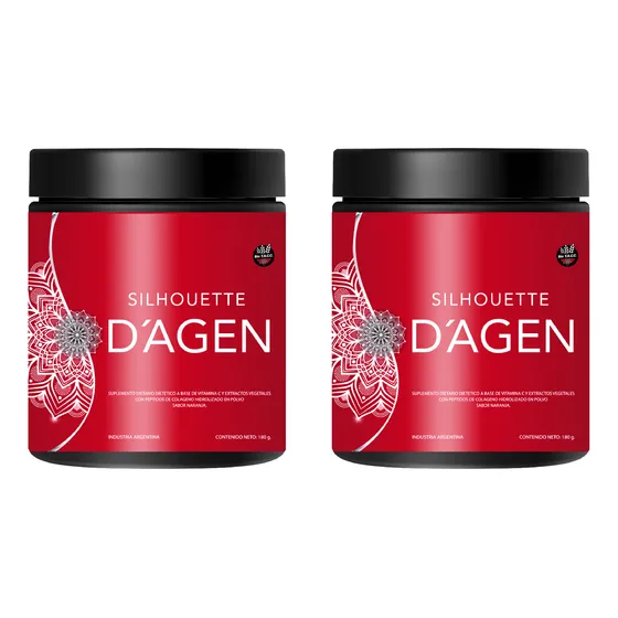 Colágeno Quemador De Grasas Natural D Agen Silhouette X2