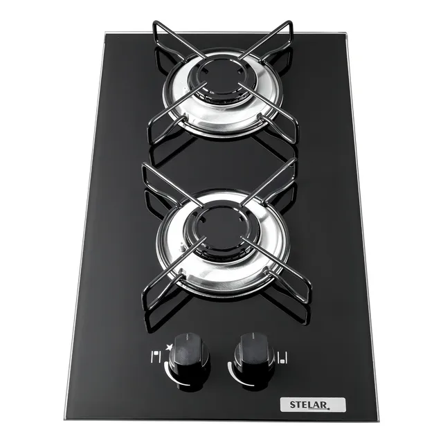 Fogão Cooktop A Gas 2 Bocas Stelar Nivus Preto 127/220v