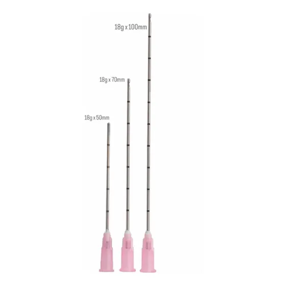 Microcanula 18g X 100mm Punta Roma Pa - mL a $13000