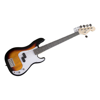 Bajo Electrico De 5 Cuerdas, 2 Pasttllas Tipo P Bass Color Marrón Bajo Electrico De 5 Cuerdas, 2 Pasttllas Tipo P Bass Color Marrón