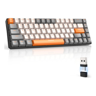 Free Wolf K68 Teclado Mecánico Inalámbrico Español Eje Rojo Free Wolf K68 Teclado Mecánico Inalámbrico Español Eje Rojo