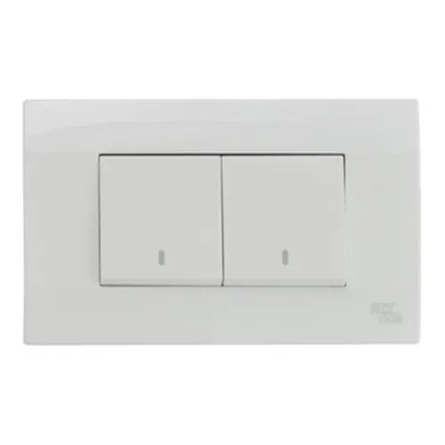 Art Dna Interruptor Doble 9/15 10a Blanco K-p03
