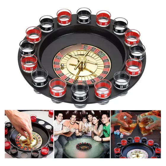 Ruleta De Tragos Juego De Mesa Para Fiesta Reuniones M113