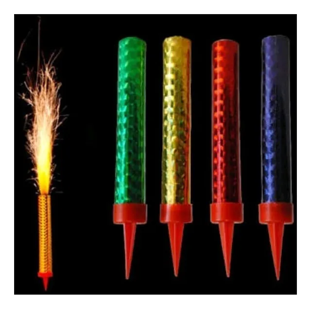 Vela Volcan Feliz Cumpleaños Fuego Frio Vela 12cm Pack 5u