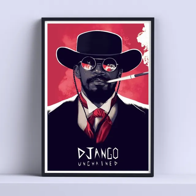 Cuadro Django Unchained 30x40cm List P Colgar
