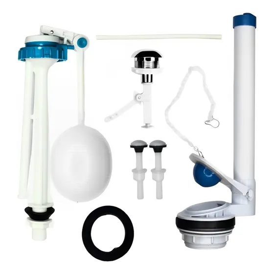 Kit Completo Reparo Caixa Acoplada Do Vaso Fiori 1.6gpf 6lpf