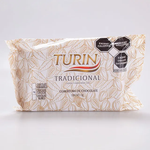 Turin Marqueta Chocolate con leche para Repostería 1kg
