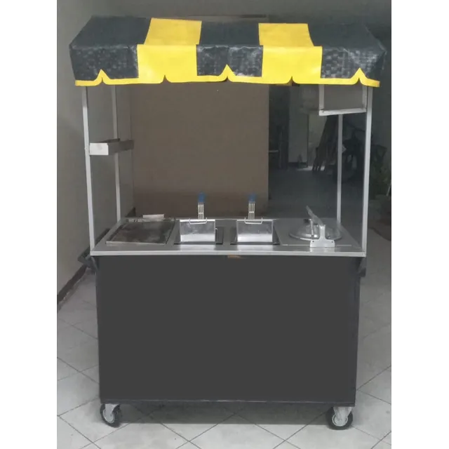 Carrito De Hamburguesas / Sanguchero / Broaster / Papas Frit