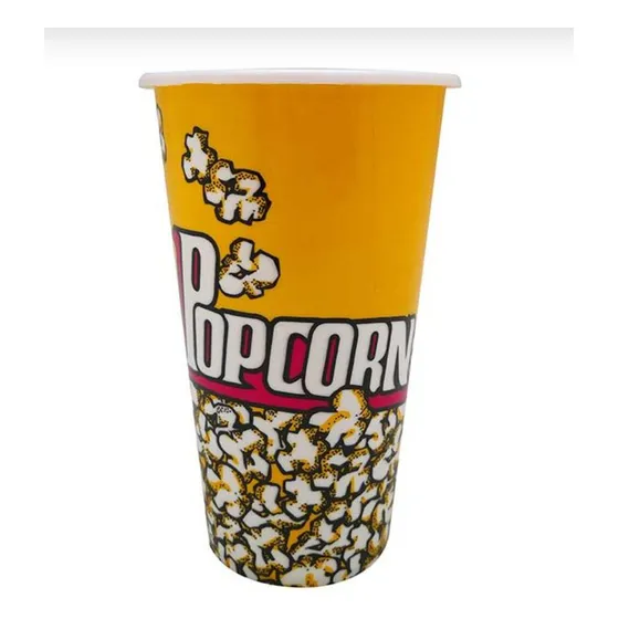 10 Balde Para Cabritas Reutilizable Popcorn Palomitas 18x11 