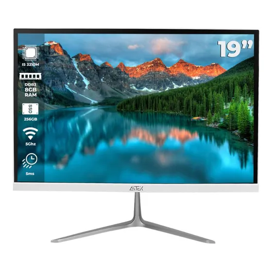 Computador All-in-one 19'' Cpu Embutido Processador I5 3210m