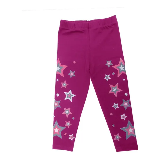 Pantalón Leggins Mono Para Niñas Estampado Mundo Kids 