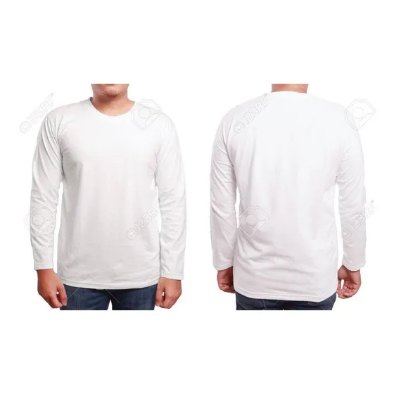 Camibuso Cuello Redondo T-shirt Colores Manga Larga