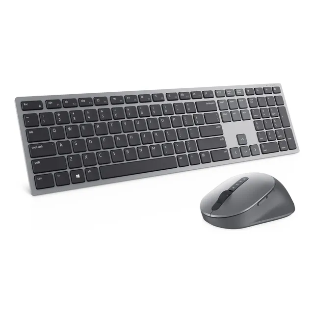 Kit De Teclado Y Mouse Dell Km7321w Inalámbrico Usb Gris