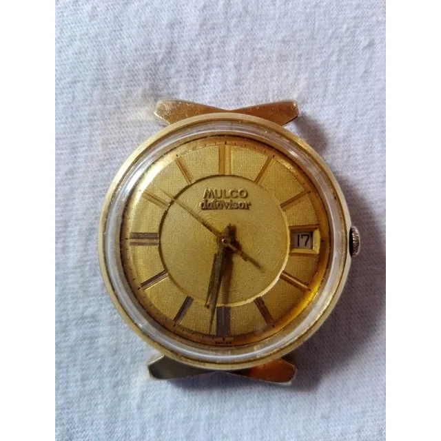 Reloj Mulco Antiguo Funcionando.