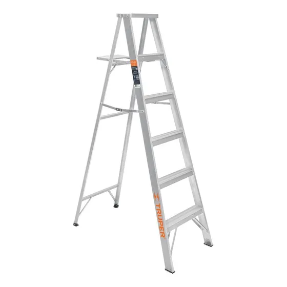Escalera De Tijera Aluminio Tipo Ll 7 Escalones 10460 Color No Aplica
