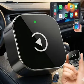 Adaptador Carplay Sem Fio Android Auto 2 Em 1