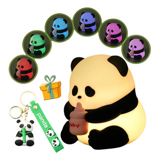 Jjj Luz Nocturna Led Panda Ajustable Jjj Luz Nocturna Led Panda Ajustable