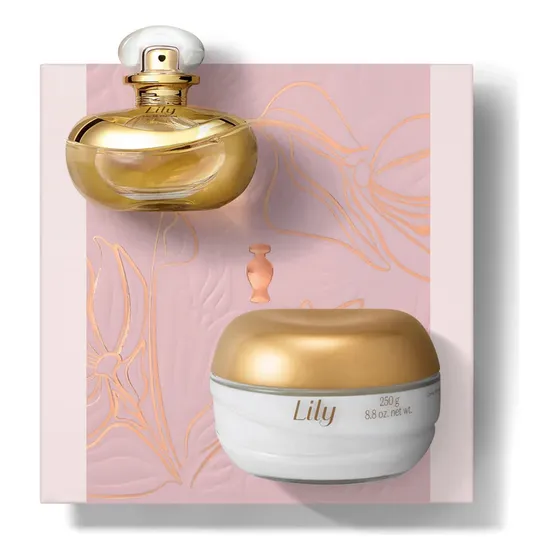 Kit De Regalo Para Madres Lily Perfume + Crema Corporal