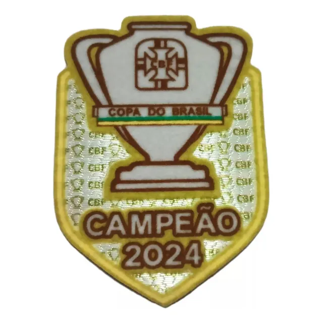 Patch Campeão Copa Do Brasil 2024 Aveludado Termocolante