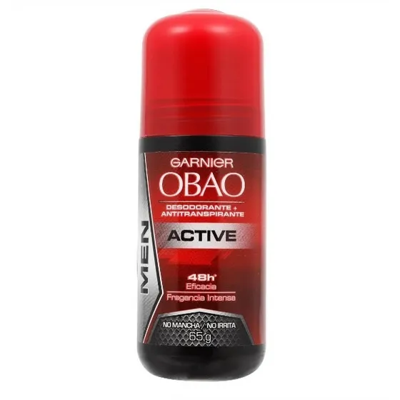 Desodorante Roll On Obao Men Active 65 Grs.