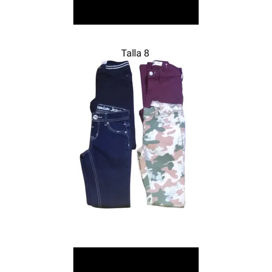 Ropa De Niña Importada Pantalones Talla 8
