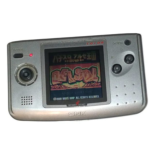 Neo Geo Pocket Color Consola Platinium Silver Original +game