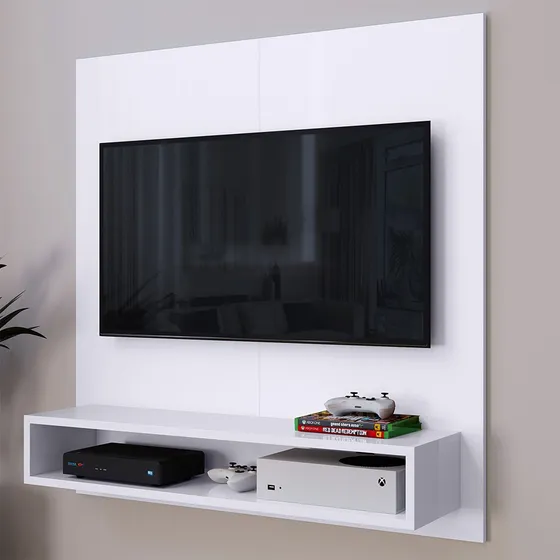 Painel Pra Tv Até 32 Polegadas Estilo Moderno Com Nicho