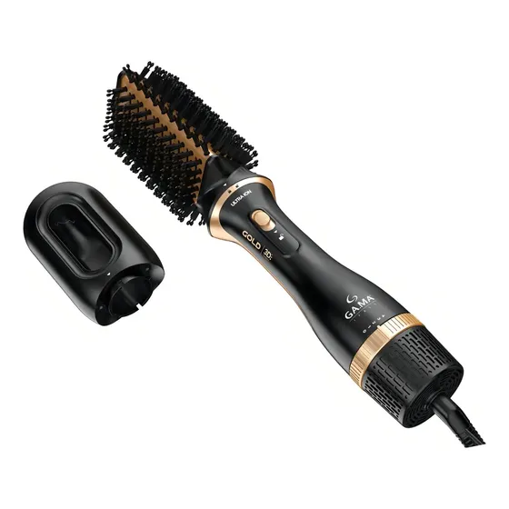Cepillo Secador Modelador Gama Styler Gold 1200w 4 Niveles De Temperatura 2 Cabezales - Black | Cuotas sin interés