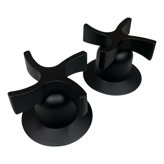 Manerales Para Regadera Negro Nioval 26517 Acabado Brillante