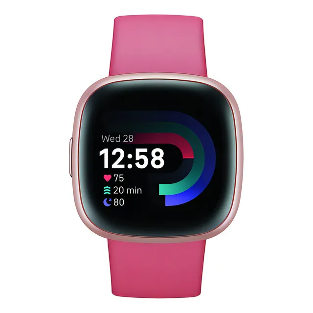 Fitbit Versa 4 Color Marrón Color De La Caja Marrón Color Del Bisel Marrón