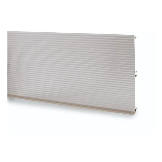 Rodapie De Aluminio Acanalado 4mts Herrajes De Cocina Bari