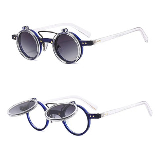 Gafas De Sol Con Doble Lente Estilo Retro Punk Vintage Uv400 Gafas De Sol Con Doble Lente Estilo Retro Punk Vintage Uv400