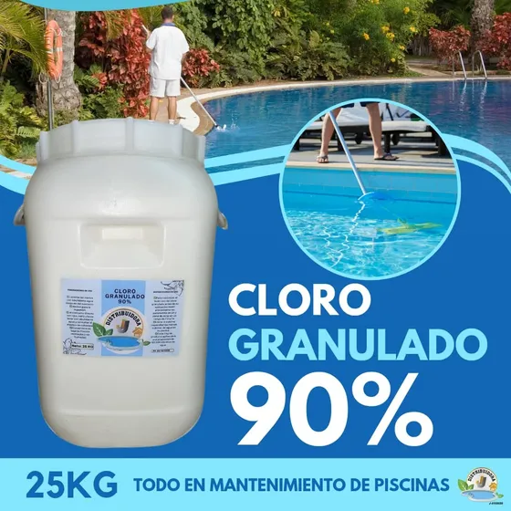 Cloro Granulado  Para Piscinas 90%