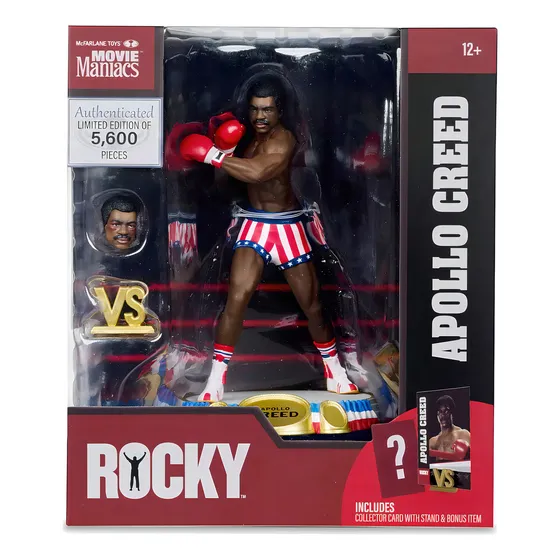 Movie Maniacs Apollo Creed Figura De Edición Limitada Rocky